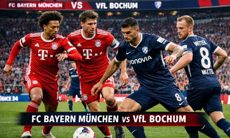 Aufstellungen: Teilnehmer: FC Bayern München Gegen VfL Bochum