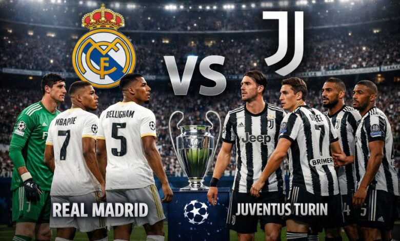 Aufstellungen: Teilnehmer: Real Madrid Gegen Juventus Turin